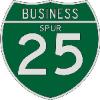 Off-Interstate Business Spur Marker sign M1-3