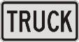 TRUCK sign M4-4
