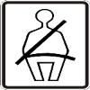 R16-1 Seatbelt Sign