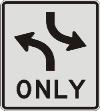 Two-Way Left Turn Only (Overhead) R3-9a