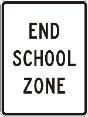 S5-2 End School Zone Sign