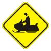 Snowmobile Symbol sign